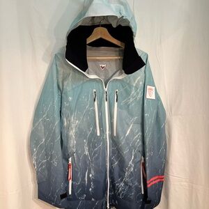 Rossignol Women’s Atelier S Ride Free Ski Jacket Marble Blue - Size XL